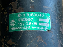 Load image into Gallery viewer, 70 60 50 40 hp Yamaha 6H3-81800-11-00 STARTING MOTOR two stroke 1989-1994 3 cylinder 6H3-81800-10-00 6J4-81800-01-00