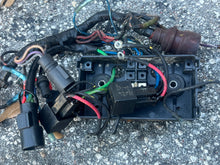 Load image into Gallery viewer, 140 120 125 hp Evinrude ENGINE CABLE ASSY 0583284 & trim terminals junction box two stroke v4 looper 1988-1990