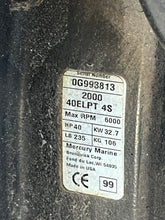 Load image into Gallery viewer, 40 hp Mercury POWERHEAD compression Four Stroke