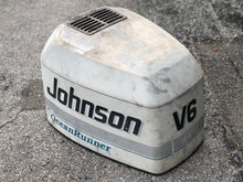 Cargar imagen en el visor de la galería, 200 225 250 hp Johnson Ocean Runner 5001384 ENGINE COVER Cowl two stroke 0337791 air intake cover