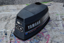 Cargar imagen en el visor de la galería, 40 HP Yamaha top cowl 6H4-42610-U1-EK 6H4-42610 - 1989 - 1994 Old style engine cover, two stroke 50 HP