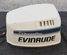 Load image into Gallery viewer, 115 hp Evinrude Ocean Pro top cowl 0435094 435094 engine cover Johnson