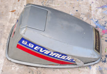 Load image into Gallery viewer, 9.9 HP Evinrude 0281436 MOTOR ENGINE COVER, OMC Johnson cowling, top cowl, lid