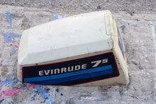 Charger l'image dans la galerie, 7.5 HP Evinrude Cowling, OMC Johnson 1980s engine cover, top, lid, cowl