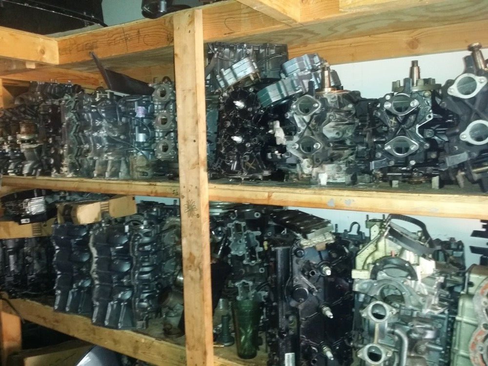 Shelves of powerhead blocks