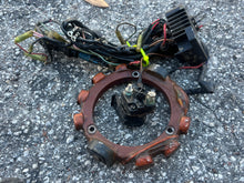 Load image into Gallery viewer, 90 hp Yamaha 688-85510-11-00 STATOR, harness, regulator two stroke 3 cyl ‘84-96
