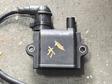 Load image into Gallery viewer, 50 40 hp Tohatsu Nissan IGNITION COIL #1 12” cord 3Z5064690 1542 PLUG CAP 3H6069990 two stroke 2002-2018
