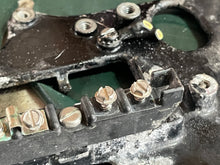 Load image into Gallery viewer, 70 hp Johnson Evinrude ELECTRICAL BRACKET 0514222 TERMINAL 0329895 two stroke 1993-2001 NLA some 40 50 60 65 hp compatibility
