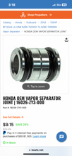 Charger l'image dans la galerie, bf 175 200 225 hp Honda VST Vapor Separator Tank 16730-ZY3-A04, 2007 four stroke outboards
