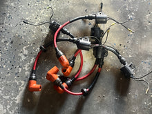 Cargar imagen en el visor de la galería, 150 -250 hp Yamaha 61A-85570-00-00 IGNITION COIL 76d OX66 f6t530 oem TESTED 8” cord with electrical bracket Two Stroke 1997-2
