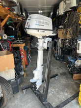 Cargar imagen en el visor de la galería, MFS 5 hp Tohatsu propane powered outboard motor with 30” lower unit Four Stroke MFSSCLPG
