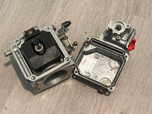 Load image into Gallery viewer, 90 hp Yamaha CARBURETOR SET 61H-30 6H1-14301-30-00 6H1-14302-30-00 6H1-14303-30-00 Two Stroke 2004-09 superseded 6H1-31
