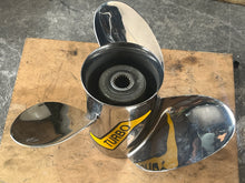 Charger l'image dans la galerie, Turbo Boat Propeller Right Hand 14 1/4 x 15 Pitch Stainless VO142515RA OMC COBRA VOLVO
