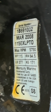 Charger l'image dans la galerie, 115 90 hp Mercury Optimax PCM control unit 89790625T 8M0075592 8M0024032 PCM0701 Two Stroke 3 Cylinder 1.5L DFI 2008
