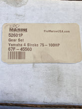 Charger l'image dans la galerie, f 75 90 hp Yamaha GEAR SET 52601P 67F-45560-00-00 four stroke 2003-2011 some 80 100 hp compatibility 1999-2003
