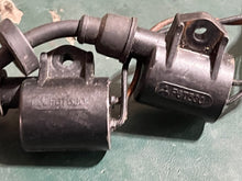 Charger l'image dans la galerie, DT 150 175 200 HP Suzuki F6T530 Ignition Coils 6” cord intertwined TWO STROKE 1987-99 black boot
