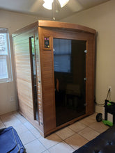 Load image into Gallery viewer, Infrared sauna Fit Bomb made by LuxSauna w owners manual
