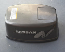 Cargar imagen en el visor de la galería, 8 hp Nissan 2 stroke engine hood cowl 10x17" squiggle rnf decal
