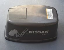 Cargar imagen en el visor de la galería, 8 hp Nissan 2 stroke engine hood cowl 10x17" squiggle rnf decal
