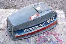 Load image into Gallery viewer, 40, 50 HP Evinrude Cowling, OMC Johnson, engine cover, top cowl., hood
