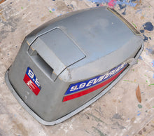 Load image into Gallery viewer, 9.9 HP Evinrude 0281436 MOTOR ENGINE COVER, OMC Johnson cowling, top cowl, lid
