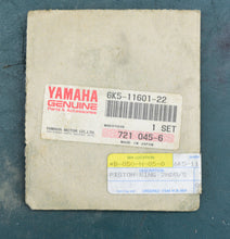Load image into Gallery viewer, 60 70 hp Yamaha 0.50 piston ring set 6k5-11601-22-00, mid 80s-early 00s, crankshaft piston
