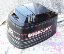 Cargar imagen en el visor de la galería, 90 hp Mercury top cowl 822362-1, engine cover 65 75 hp two stroke
