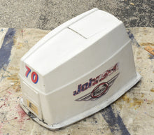 Cargar imagen en el visor de la galería, 70 hp Johnson 0435729 ENGINE COVER ASSEMBLY, 60 hp, 1993 two stroke, custom USA decals
