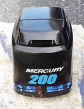 Charger l'image dans la galerie, 200 hp Mercury 827328T7 EFI Off Shore Top cowl engine cover, V6 135 150 175 hp
