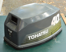 Cargar imagen en el visor de la galería, 40 hp Tohatsu Nissan engine cover 361S675004, top cowl, two stroke
