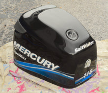 Load image into Gallery viewer, 115 90 hp Mercury Optimax 880778T03 TOP COWL fiberglass engine cover, two stroke 1.5L DFI 2005 (current number 898436T01)
