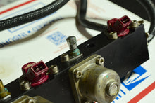 Load image into Gallery viewer, 115 90 75 hp Mercury Optimax 880037T03 FUEL RAIL ASSEMBLY DFI, 804528 Fuel INJECTOR (3) DFI Two Stroke (Copy)
