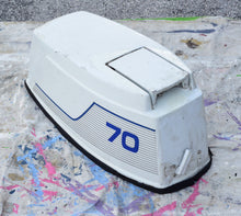 Load image into Gallery viewer, 70 HP tohatsu nissan Cowling two cylinder,  engine cover, top cowl, hood
