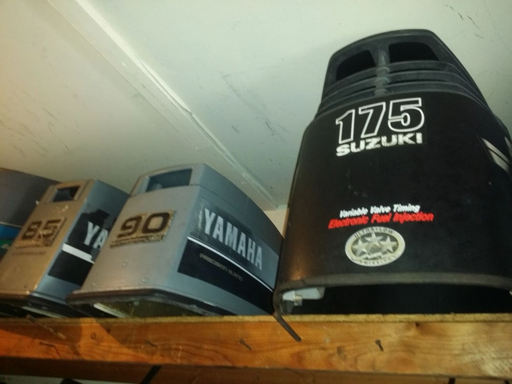 Shelf of outboard cowls, 85 to 175 HP