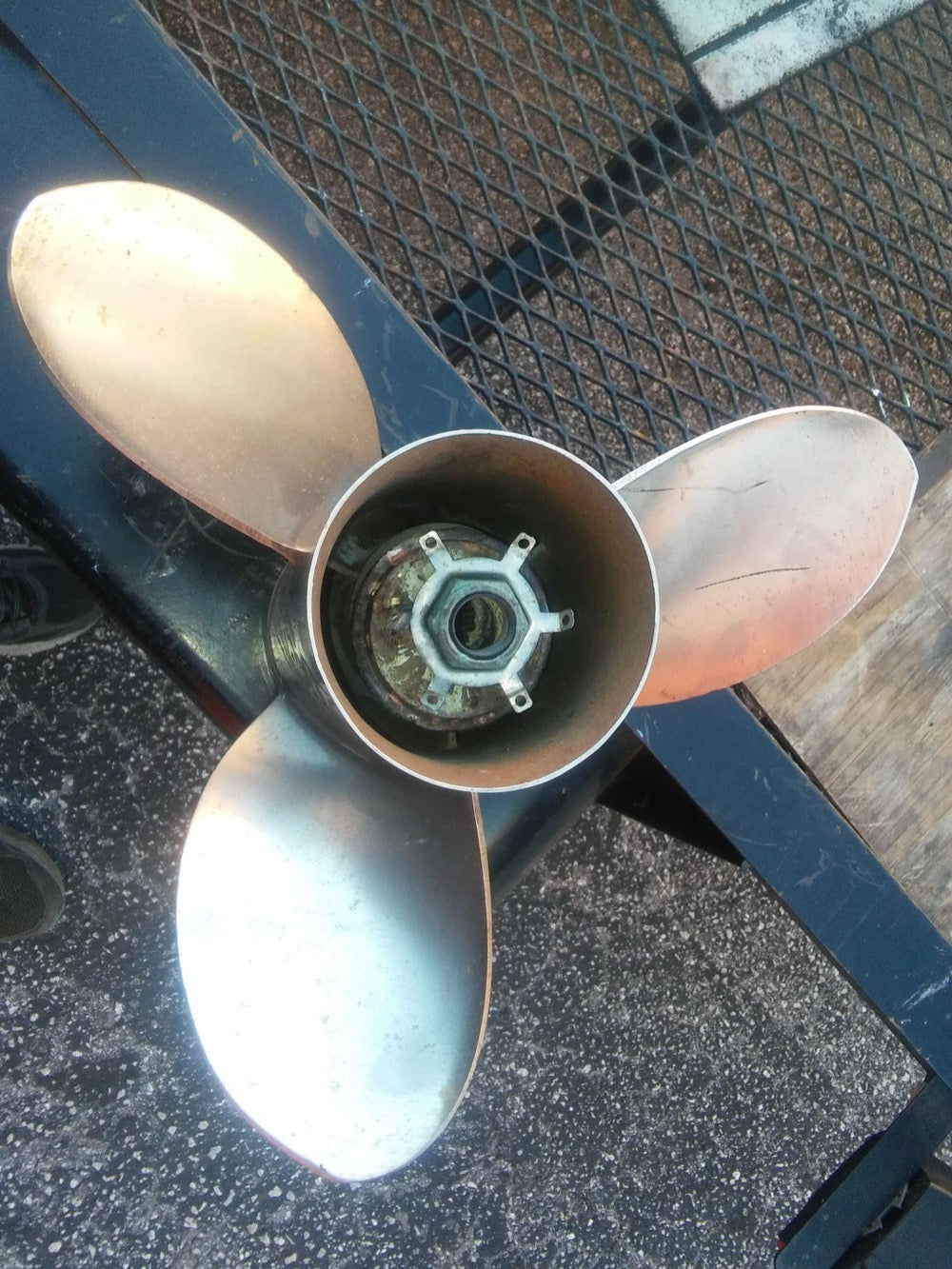 Stainless steel propeller